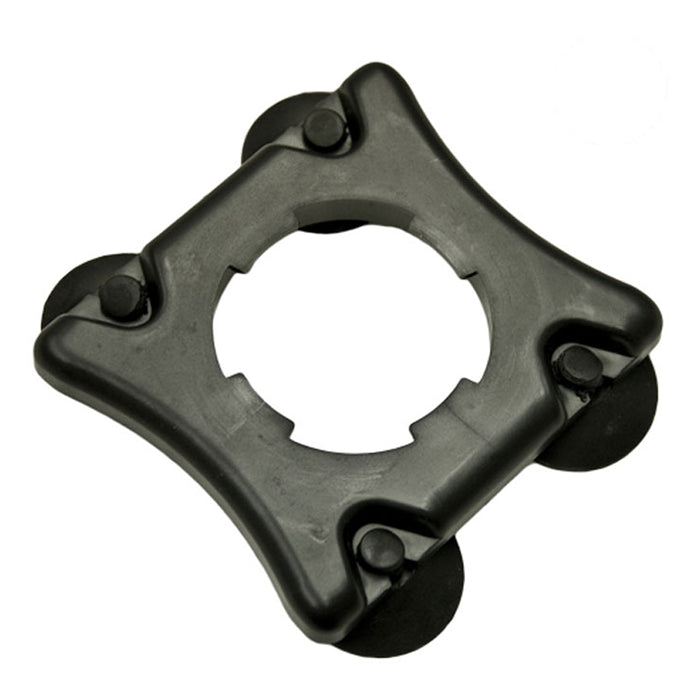 Black plastic AquaVita pump impeller tool with four small rollers.
