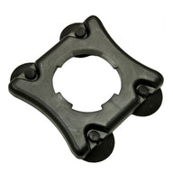 Black plastic AquaVita pump impeller tool with four small rollers.