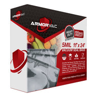 ArmorVac heavy-duty 5 mil vacuum seal bags, 11
