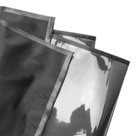 ArmorVac 15x20 5 mil precut vacuum seal bags in black and clear.