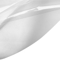 Close up of clear plastic vacuum seal bag roll with textured surface.