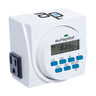 Autopilot Dual Outlet 7-Day Grounded Digital Programmable Timer