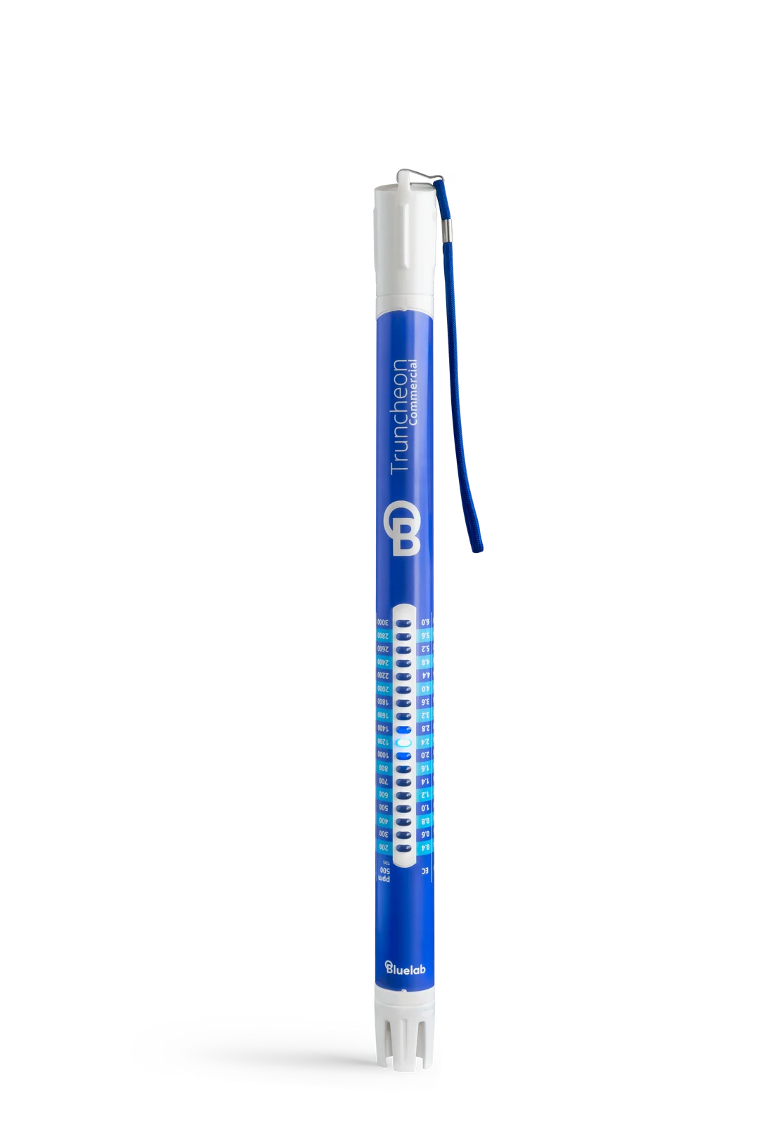 Blue Bluelab Truncheon Commercial nutrient meter with EC and ppm scales.