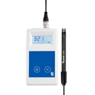 Bluelab ORP meter with a digital display showing 