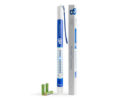 Bluelab Truncheon nutrient meter with packaging and batteries on a black background.