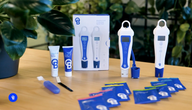 Bluelab pH and Conductivity Starter Pack with meters, cleaners, and sachets on a wooden table.