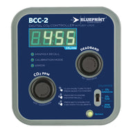 Blueprint BCC-2 digital CO2 controller with fuzzy logic, display, and knobs.