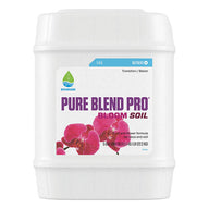 Botanicare Pure Blend Pro Bloom Soil 5 Gallon bucket with pink orchids.