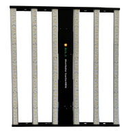 BoulderLamp Guardian 900W LED grow light with multiple bars and lights, and 