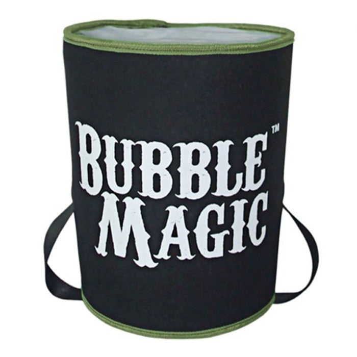 Bubble Magic Extraction Shaker bag bucket kit with white text.