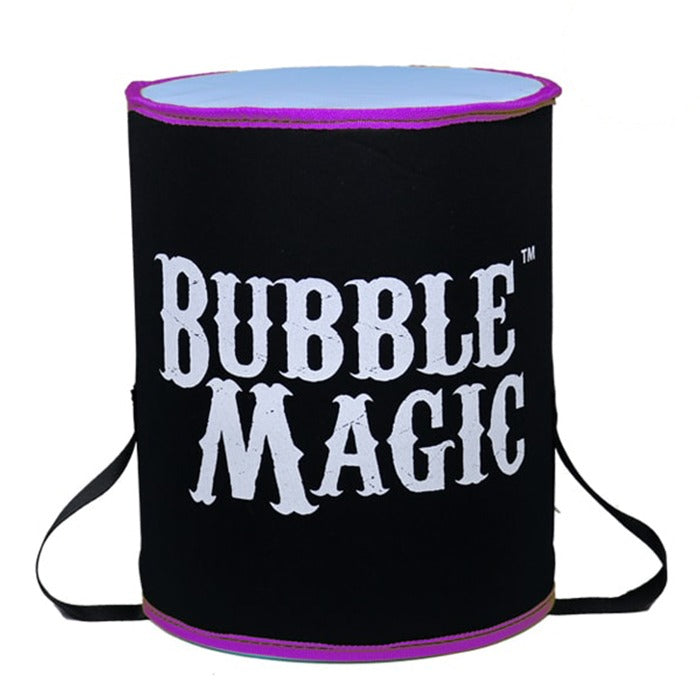 Black bubble magic extraction shaker bag with purple trim and white lettering.