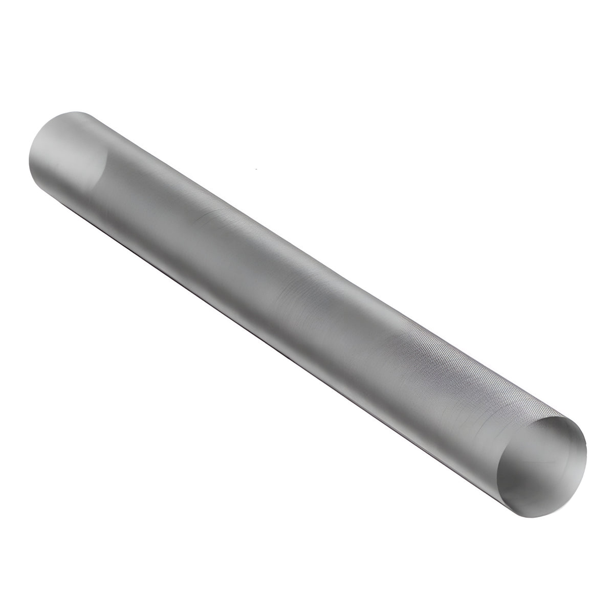 A gray, cylindrical mesh tube on a white background, likely for extraction.