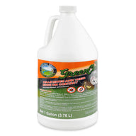 Green Cleaner insecticide gallon jug, kills mites and their eggs on contact, for garden use.