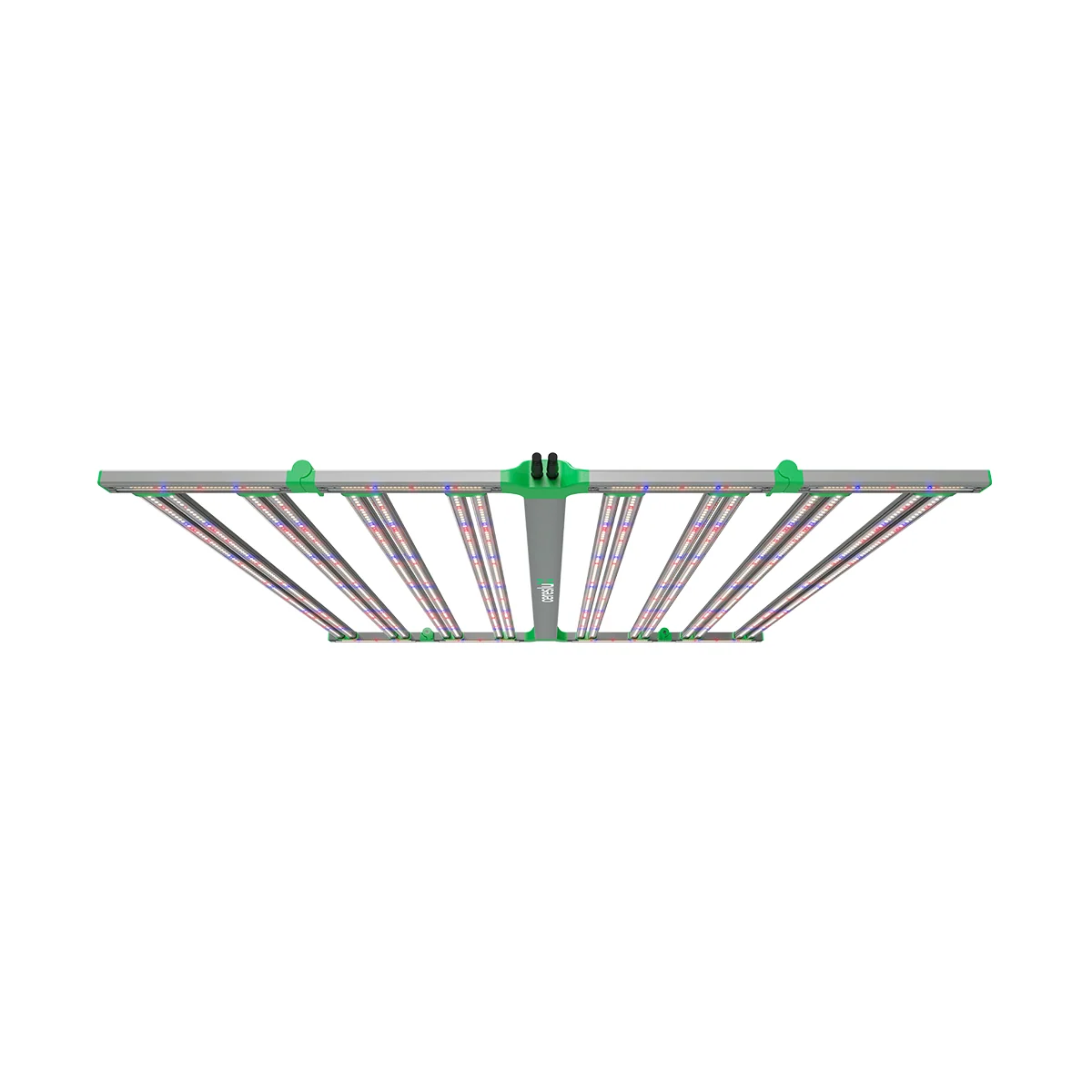 CeresLux QuadRay 1000W full-spectrum LED grow light with multiple bars and green accents.