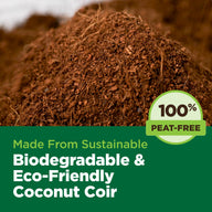 Pile of coco coir with 