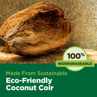 Coconut coir product: 100% biodegradable, made from sustainable, eco-friendly coconut coir.