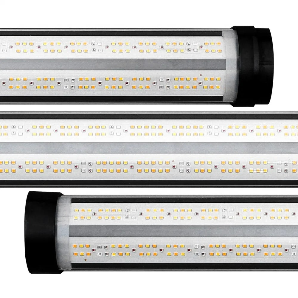 Tri-spec 150W LED grow light with white and red diodes, designed for under canopy use.