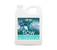 Drip Hydro Flow Quart: White jug with blue wave graphic and 