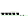 Alien Hydroponics EasyFeed System - 5 Pot 1 Row Kit