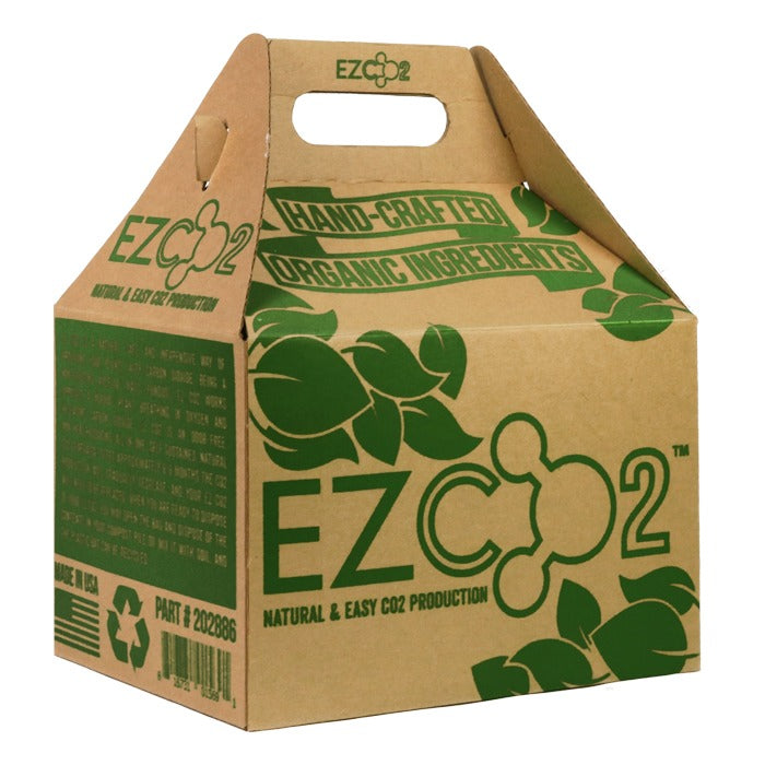 EZCO2 mushroom bag for natural & easy CO2 production. Hand-crafted, organic ingredients. Made in USA.