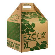 EZCO2 XL mushroom bag with green leaves and text.