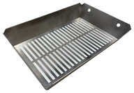 XL Stainless steel bud shaker box with slotted lid and two circular holes on sides.