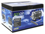 EcoPlus Commercial Air Pump 7 box with pump, manifold, and tubing.