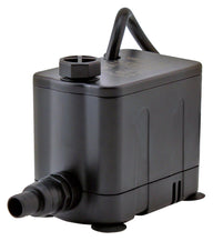 Black EcoPlus convertible bottom draw water pump with ribbed nozzle.