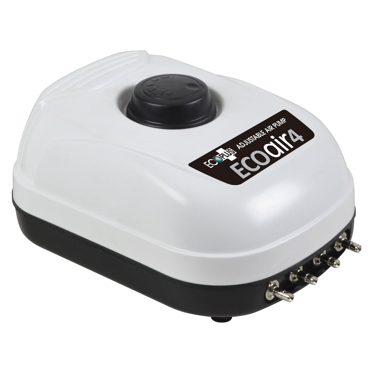 White EcoPlus Eco Air Pump 4 with black base and four air outlets.