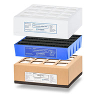 Three Elemental Air Systems Aspen air filters: HEPA, Activated Carbon, and Allergy.