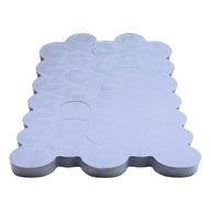 Light purple Ez-Clone Soft Color Cloning Collars. Rectangular sheet with a grid of interconnected circular foam collars.