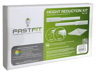 FastFit Height Reduction Kit box with 4-inch leg extensions for tray stands.
