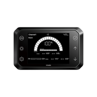 Faven Chroma CX2 controller screen showing Channel 1, Main settings, 100% spectrum, and scheduling.