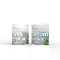 FloraFlex Veg & Bloom Foliar spray fertilizer bags, 5 lbs each, on white background.