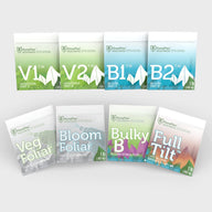 FloraFlex Nutrients Starter Kit: V1, V2, B1, B2, Veg Foliar, Bloom Foliar, Bulky B, Full Tilt.