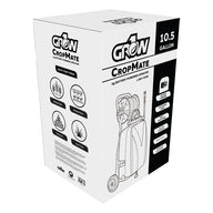 Grow CropMate 10.5 Gallon battery-powered sprayer on wheels, featuring multi-functional uses.