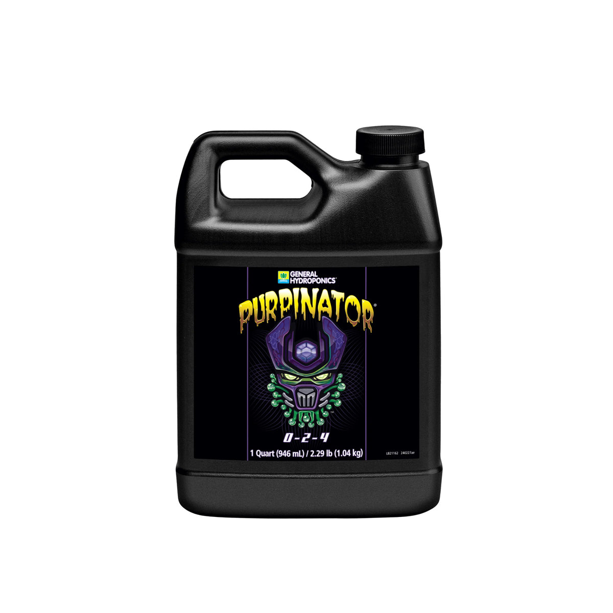 General Hydroponics Purpinator plant nutrient fertilizer, 1 Quart.