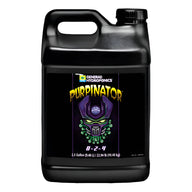 General Hydroponics Purpinator 2.5 Gallon bottle, featuring a purple and green alien-like graphic and 