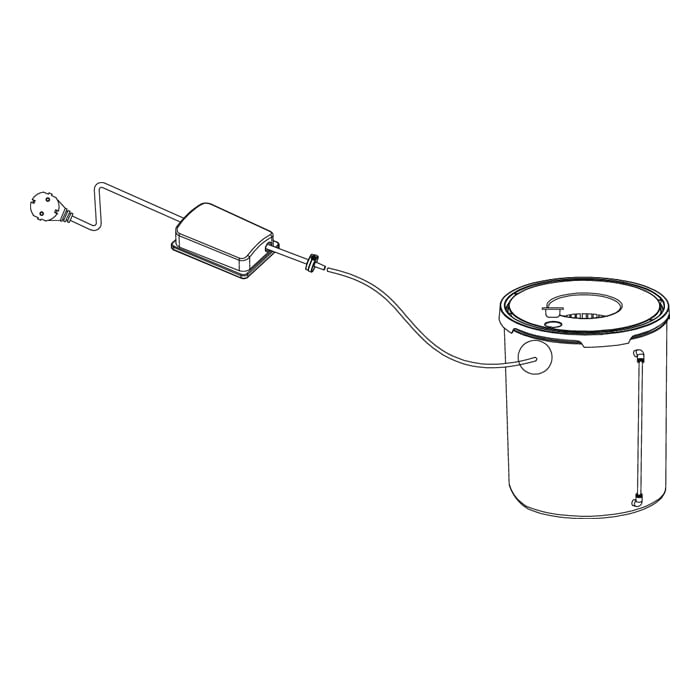 Grow1 Deep Water Culture 1 Bucket 5 Gallon Complete Kit