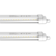White LED grow light bar with text and IP65 rating, ideal for indoor gardening.