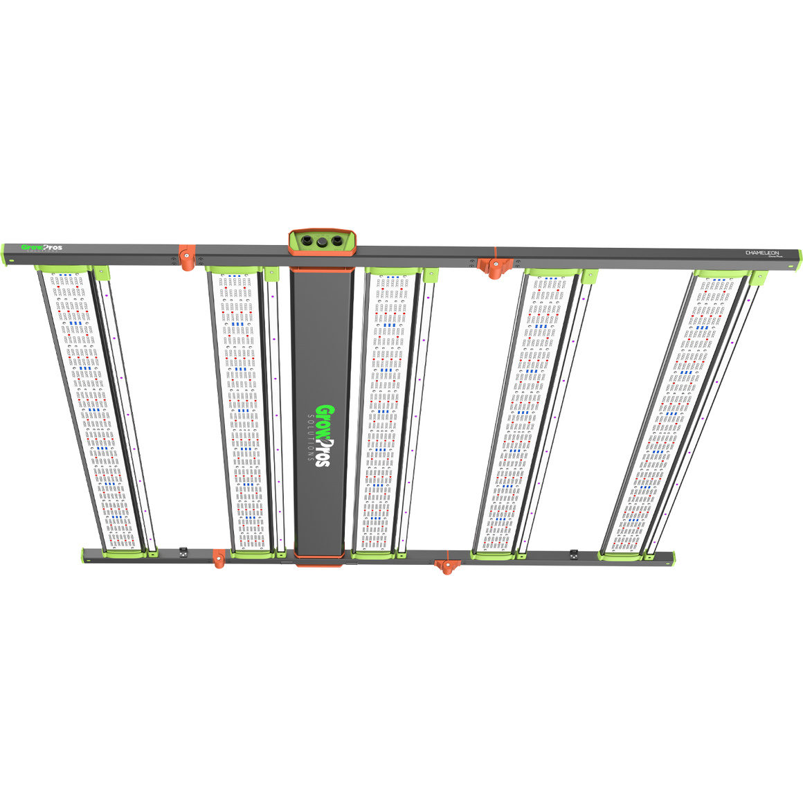 GrowPros Chameleon 5x5 LED grow light with multiple diodes.
