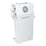 GrowoniX GX400 400GPD reverse osmosis filter with gauge and multiple output tubes.