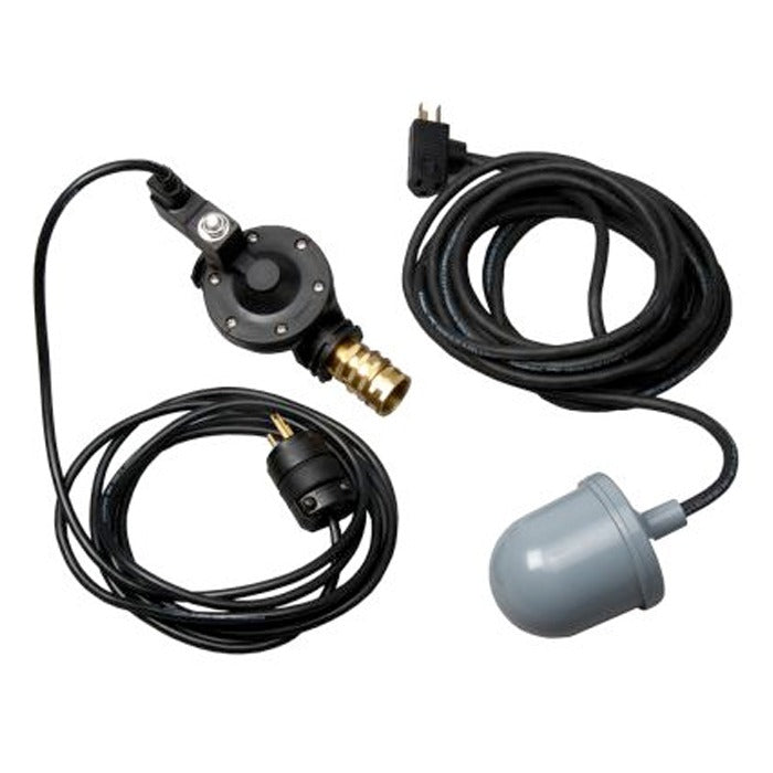 Growonix Electric Shut-Off Kit with float switch, pump controller, and power cord.