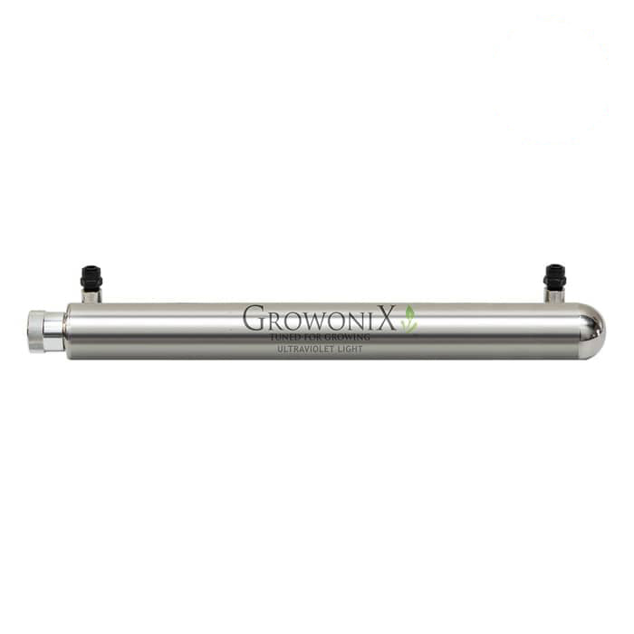 Growonix XL UV Filter with "TUNED FOR GROWING ULTRAVIOLET LIGHT" text and logo.