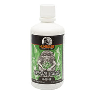 Humboldt County's Own Crystal Burst plant nutrient bottle with crystals graphic