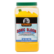 Humboldt County's Own Sonic Bloom 10lb flowering booster with Vitamin B1, yellow powder.