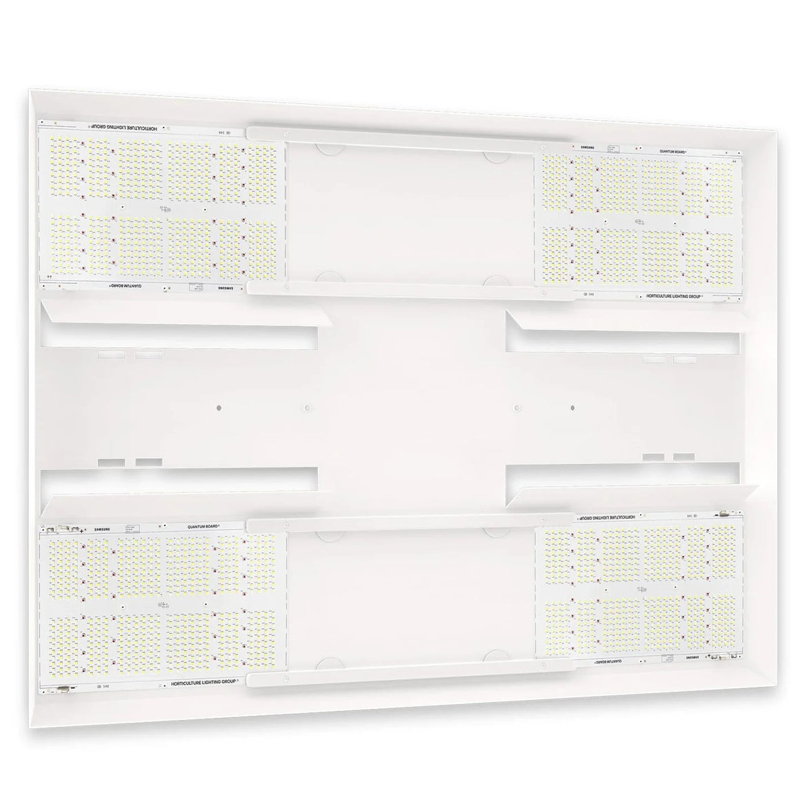 Horticulture Lighting Group 750W FS full-spectrum LED grow light with four quantum boards.