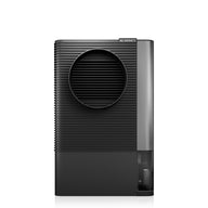 AC Infinity HYDRONE 5 dehumidifier with circular grille & transparent water tank.