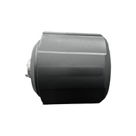 Dark gray octagonal pump demister with ribbed texture.