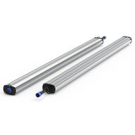 Two silver linear HortiBloom SubFlux 120W Under Canopy LED grow lights, with visible LEDs & blue connectors.